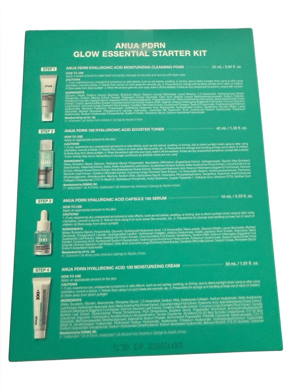 Anua PDRN Glow Essential Starter Kit| 4 products - Picture 5 of 5